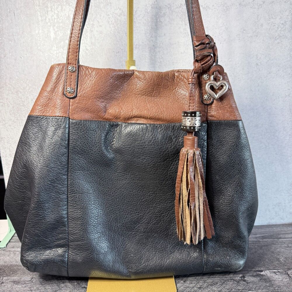 Brighton Klee Large Soft Pebble Leather